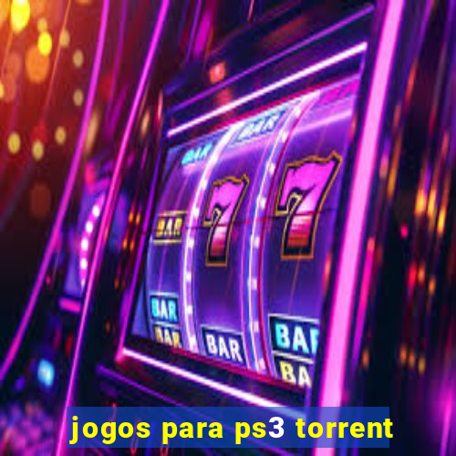 jogos para ps3 torrent